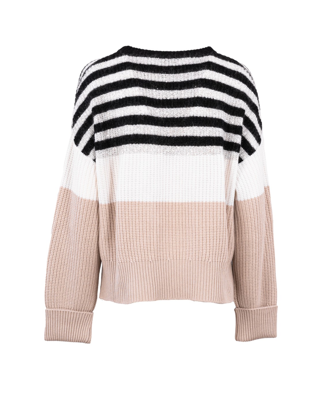 shop BRUNELLO CUCINELLI Saldi Pull: Brunello Cucinelli maglia in lana, cashmere e seta.
Girocollo.
Maniche lunghe.
Righe.
Vestibilità regolare.
Composizione: 60% Lana 30% Cashmere 10% Seta.
Fabbricato in Italia.. M16505200-CAL56 number 8853502